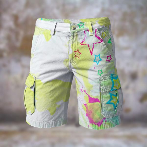 Cargohose mit Luna - Hose, lang oder kurz, bunt, 100% Polyester, Grösse S-5XL, fester Stoff, Normale Passform, Mischling, Mix, Strassenhunde